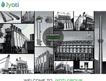 Tablet Screenshot of jyotigroup.net